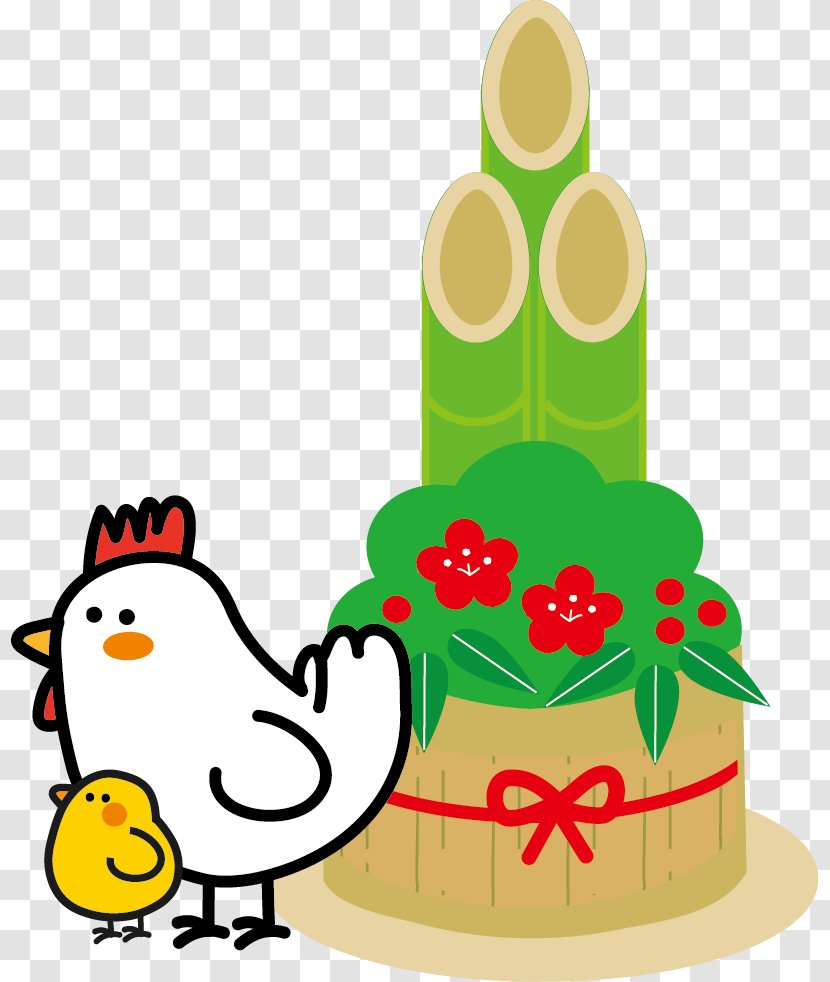 Japanese New Year 0 Rooster Card Chicken - Tori Transparent PNG