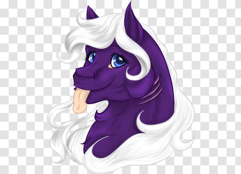 Horse Cartoon Legendary Creature - Violet Transparent PNG