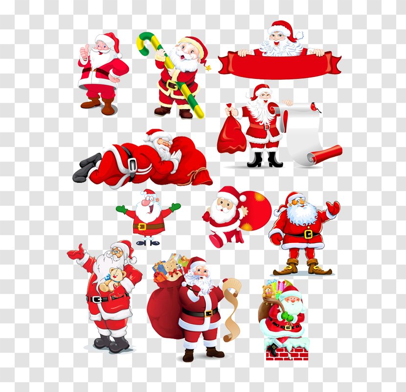 Santa Claus Christmas Icon - Collection Transparent PNG