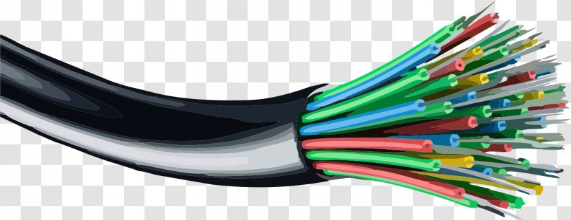 Network Cables Computer Optical Fiber Structured Cabling Optics - Fibra Optica Transparent PNG
