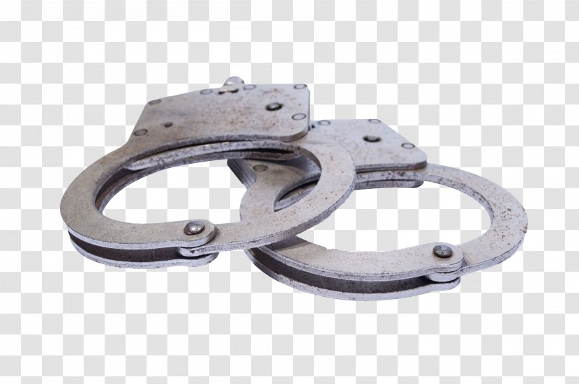 Handcuffs Royalty-free Photography Illustration - Hardware - Flat Metal Transparent PNG