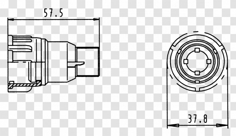 DIN 72580 Electrical Connector DIN-Norm Car /m/02csf - Drawing - Industrial Design Transparent PNG