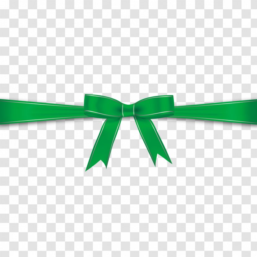 Green Bow Tie - Lazo Transparent PNG