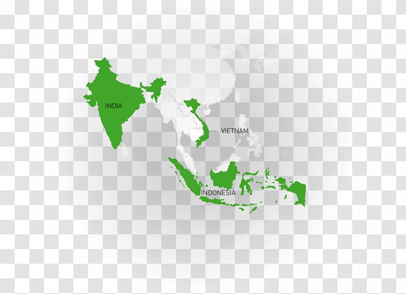 World Map East Asia Country - Location Transparent PNG