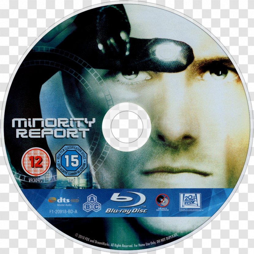 Blu-ray Disc Compact YouTube The Minority Report Film - Dvd - Youtube Transparent PNG