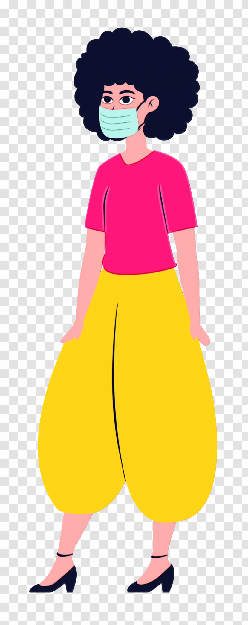 Cartoon Costume Yellow Happiness Transparent PNG