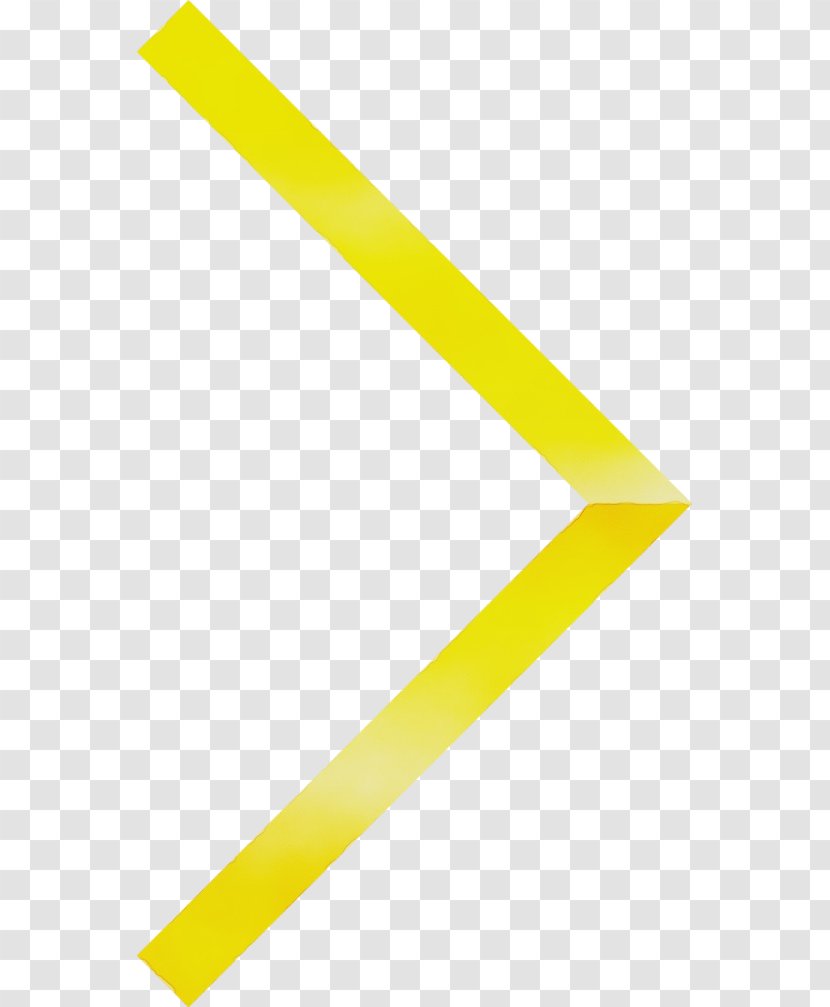 Yellow Line - Paint - Wet Ink Transparent PNG