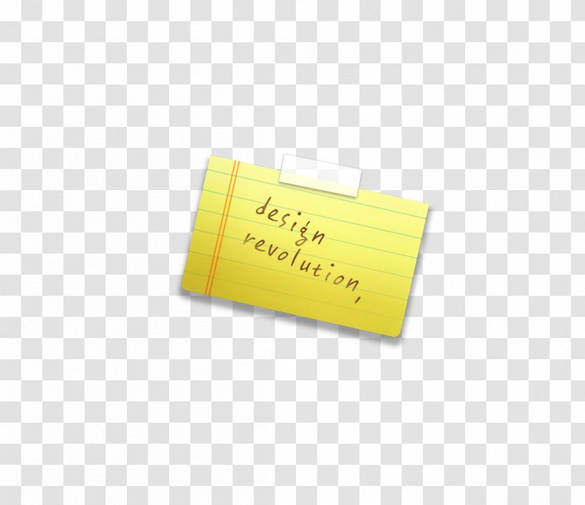 Brand Material Yellow - Product Design - Sticky Notes Transparent PNG