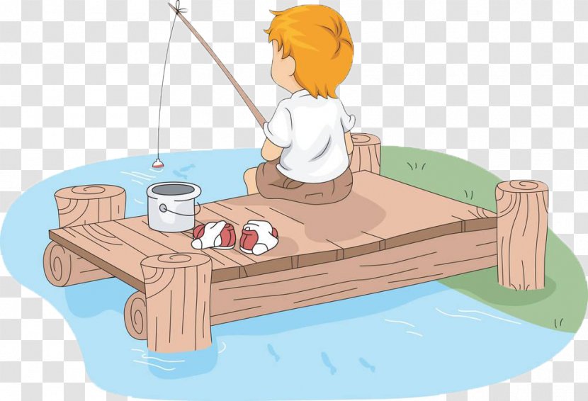 Fishing Child Royalty-free Clip Art - Floor - Little Boy Transparent PNG