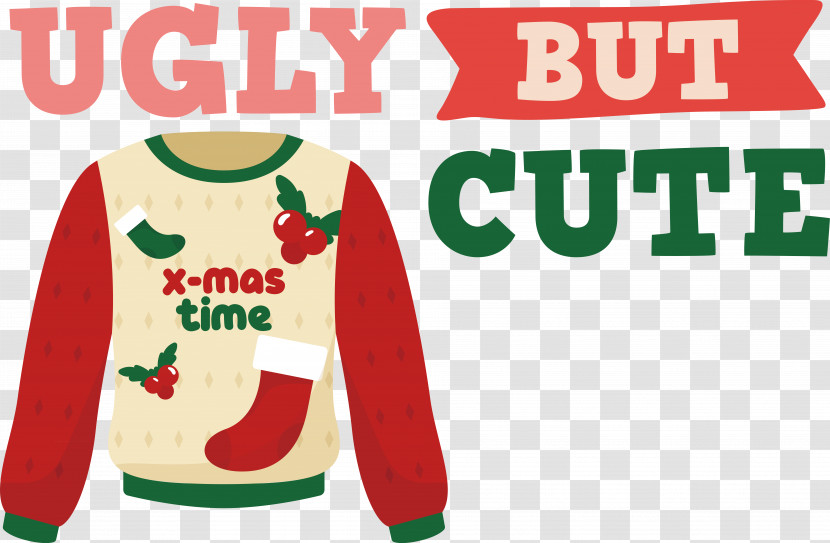 Ugly Sweater Cute Sweater Ugly Sweater Party Winter Christmas Transparent PNG