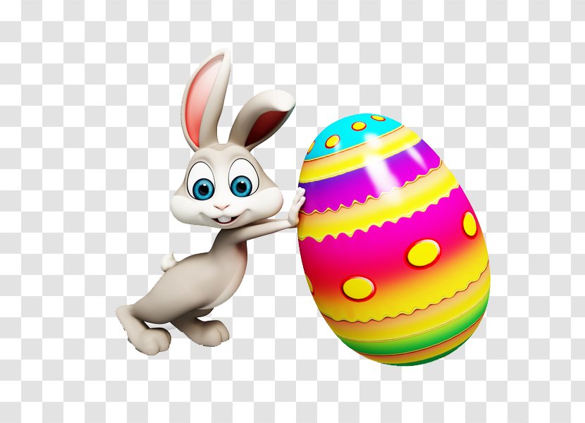 Easter Bunny Egg Illustration - And Eggs Transparent PNG