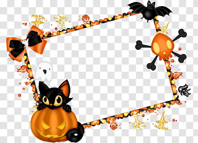 Borders And Frames Halloween Scrapbooking Clip Art - Samhain - Frame Transparent PNG