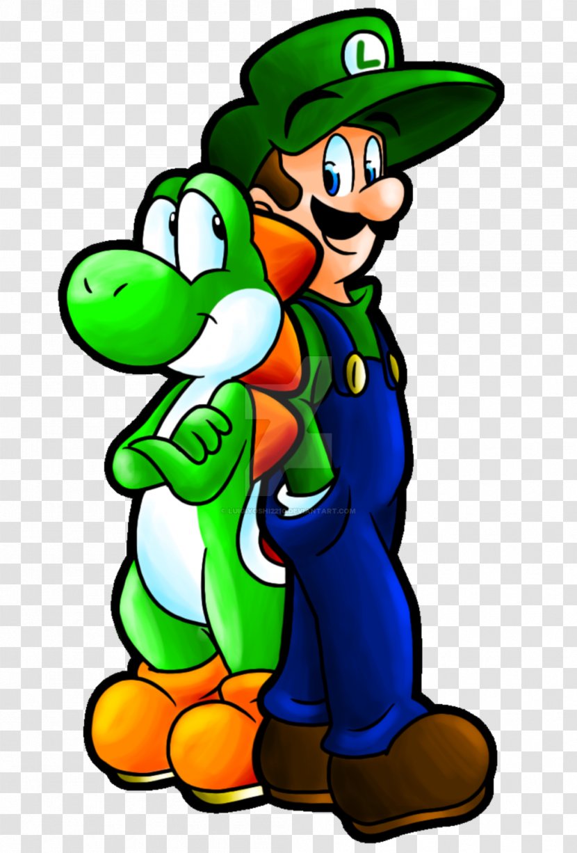 Drawing Mario Party 10 Luigi - Yoshi Transparent PNG