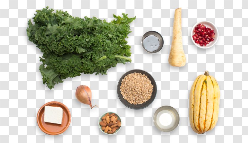 Leaf Vegetable Stuffing Farro Vegetarian Cuisine Ingredient - Salad - Kale Transparent PNG