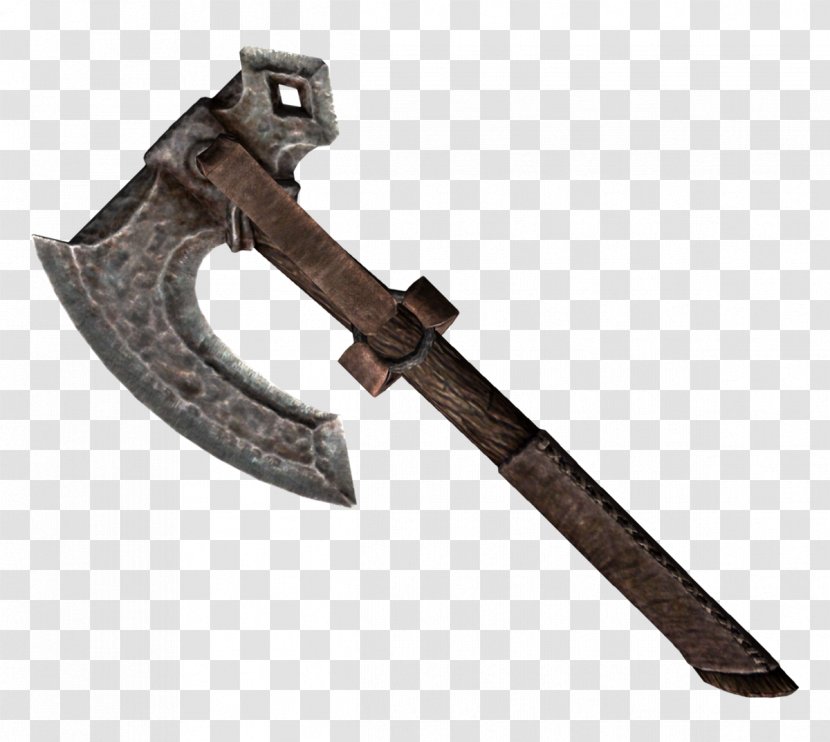 The Elder Scrolls V: Skyrim Weapon Battle Axe Dane - Hardware - Logo Transparent PNG