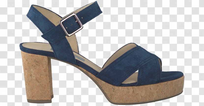 Sandal Blue Gabor Shoes Leather - Wedge Transparent PNG
