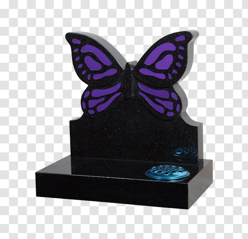 Headstone Butterfly Cemetery Memorial Monument - Color Transparent PNG