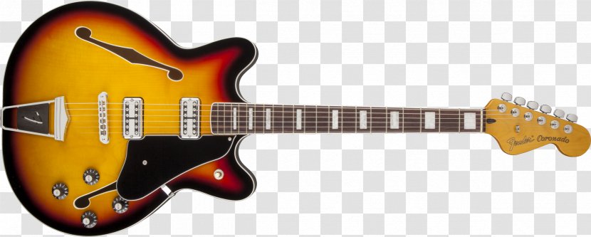 Fender Coronado Starcaster Precision Bass Telecaster Musical Instruments Corporation - Acoustic Guitar - 50 Transparent PNG