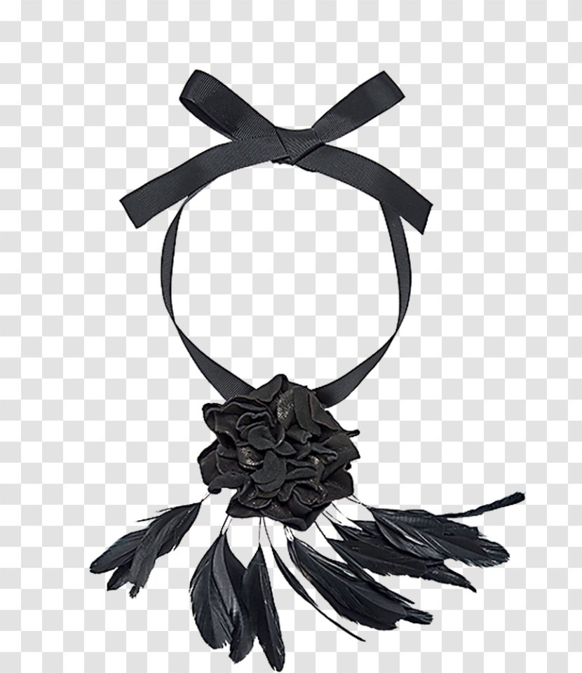 Bijou Fashion Clothing Accessories Necklace Head - Black Transparent PNG