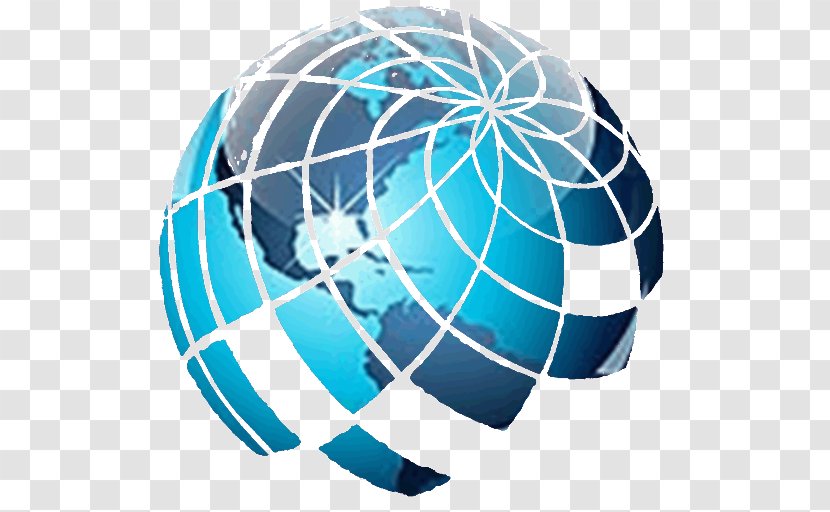 Globe World Map Sphere Connection - Border Transparent PNG
