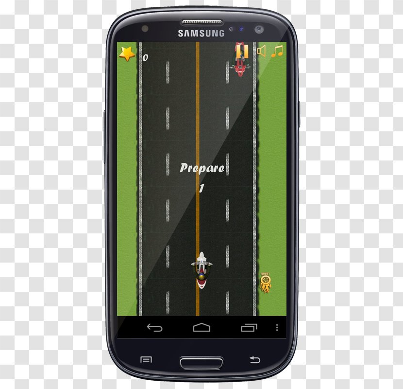 Feature Phone Smartphone Handheld Devices Multimedia Cellular Network - Motor Bike Race Transparent PNG
