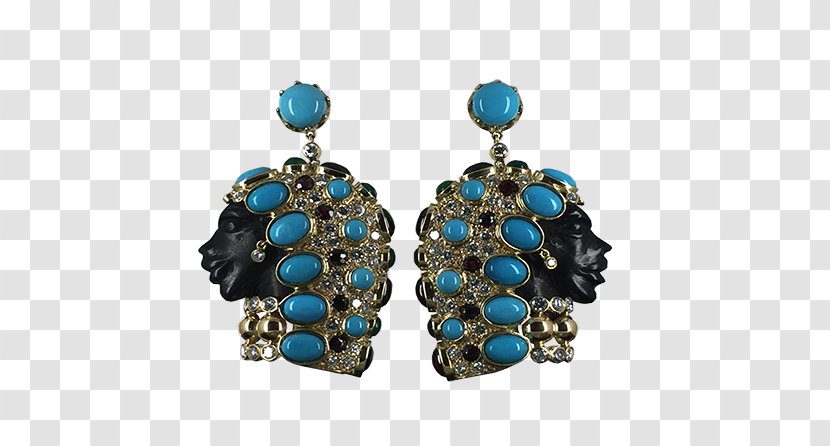 Turquoise Earring Jewellery Diamond - Fashion Accessory - Earrings Transparent PNG