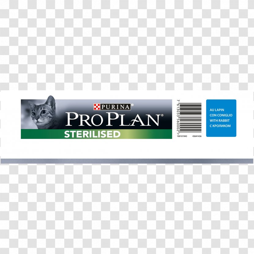 Pro Plan Sterilised Adult 7+ ProPlan Cat Rabbit 1,5kg Brand Nestlé Purina PetCare Company - Kilogram Transparent PNG
