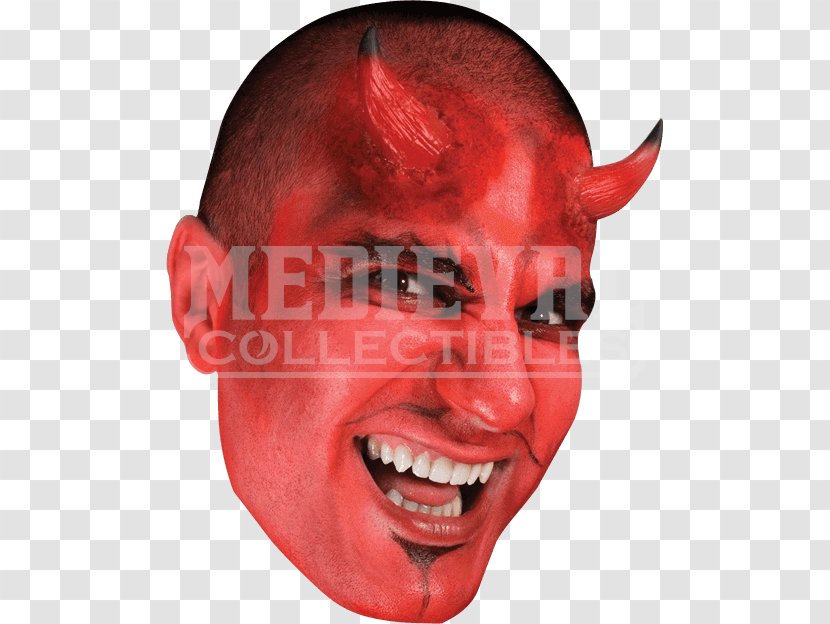 Devil Demon Costume Satan Horn - Jaw - Devils Transparent PNG