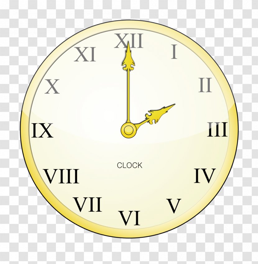 Quartz Clock Daylight Saving Time Digital - Roman Numerals Transparent PNG