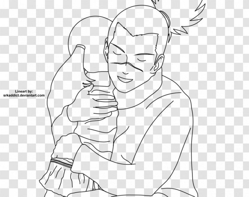 Line Art Drawing Cartoon Sketch - Flower - Frame Transparent PNG