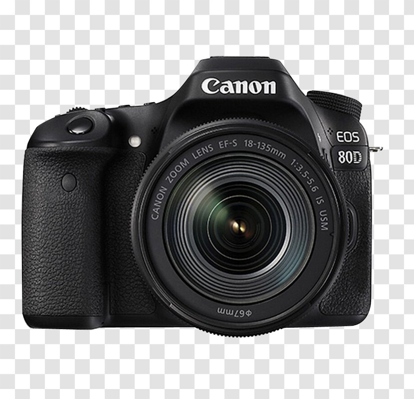 Canon EOS 80D EF-S 18u2013135mm Lens EF Mount 17u201355mm - Efs - Camera Transparent PNG