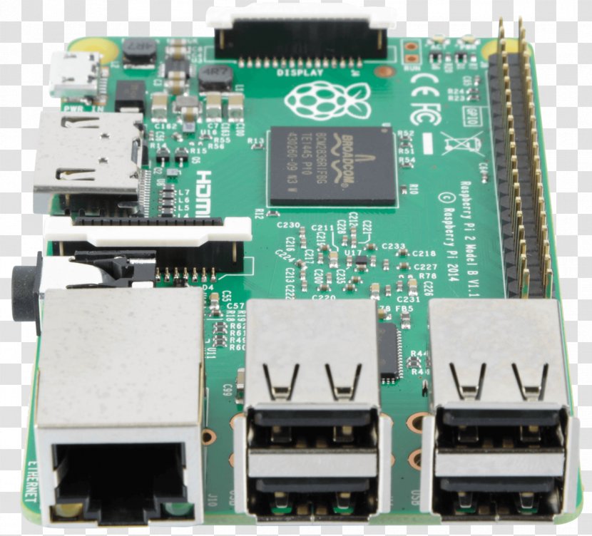 Raspberry Pi VideoCore Central Processing Unit Single-board Computer Multi-core Processor - Electronic Device - Raspberries Transparent PNG