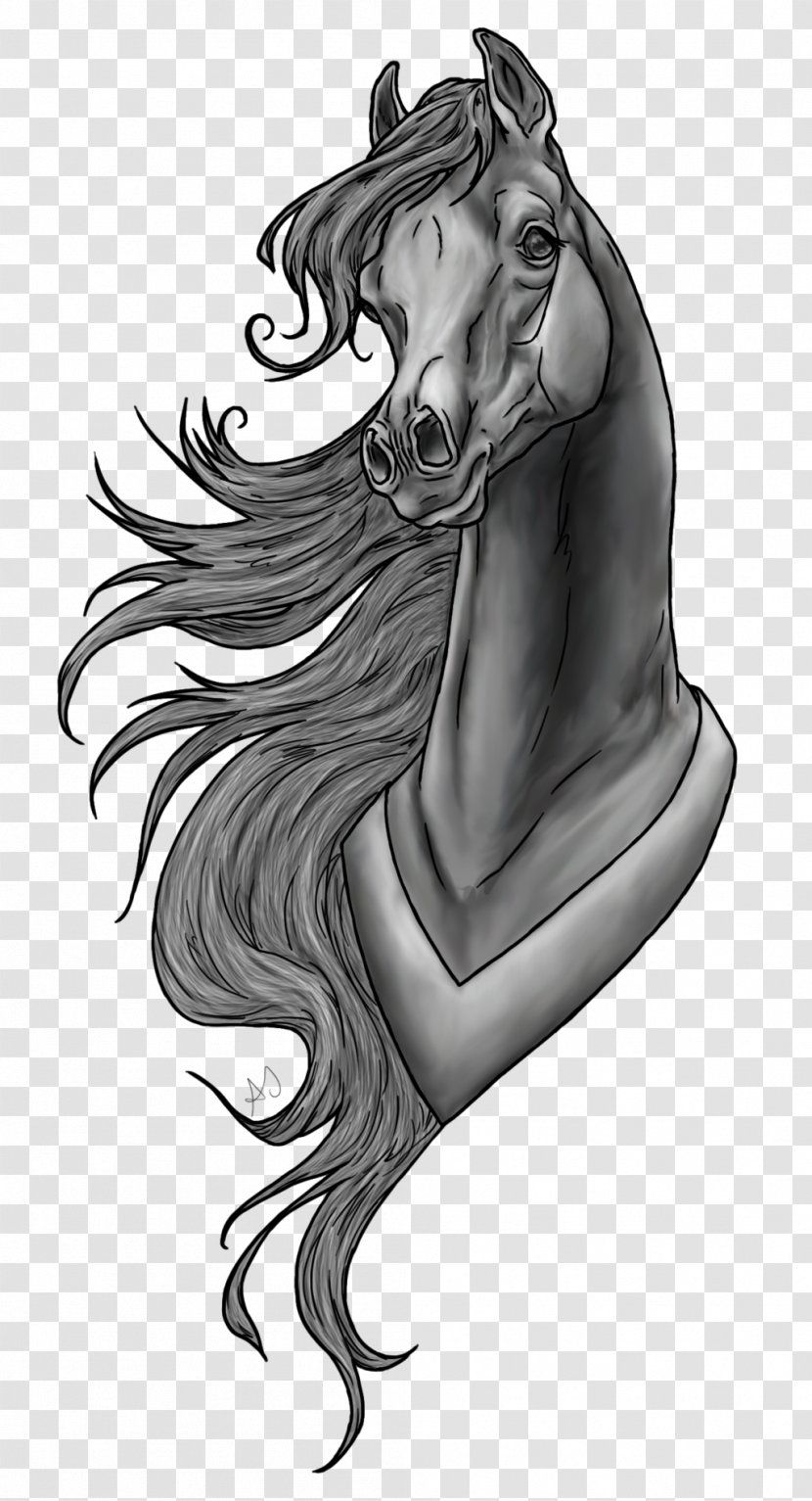 Horse Drawing Art Stallion Black And White - Heart - Beyonce Transparent PNG