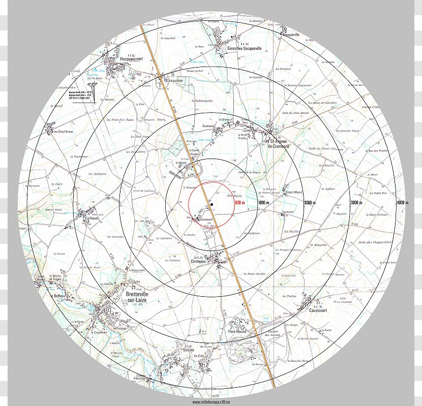 Operation Totalize Gaumesnil Falaise Map Route Nationale 158 - Normandy - Villersbocage Transparent PNG