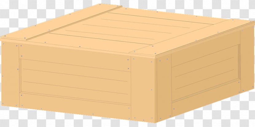 Wooden Box Crate Clip Art - Cargobox Transparent PNG