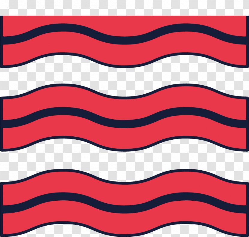 Text Red Clip Art - Bacon Transparent PNG