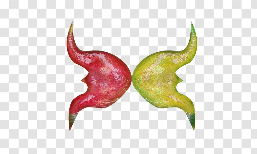 Water Caltrop Chili Pepper Red - Vegetable - Two-color Diamond Picture Material Transparent PNG