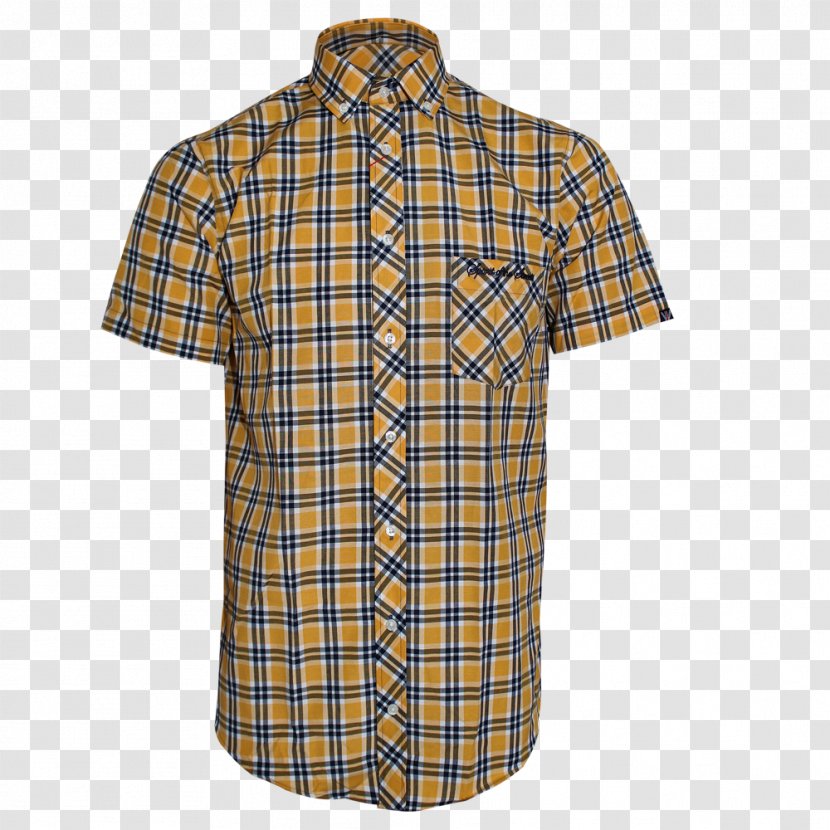 Dress Shirt T-shirt Sleeve Flannel - Tartan - Button Down Hemd Transparent PNG