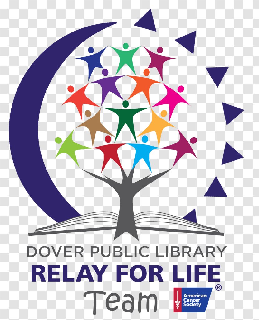 Dover Public Library Logo Information - Technology - Relay For Life Youth Participation Transparent PNG