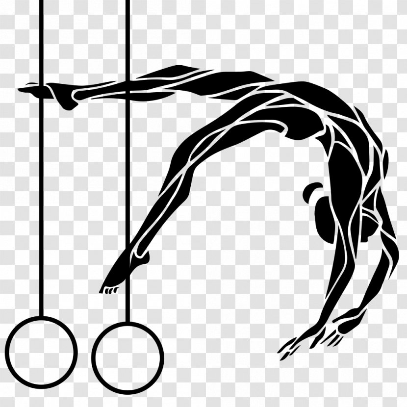Artistic Gymnastics Balance Beam Clip Art - Monochrome Photography - Layers Transparent PNG