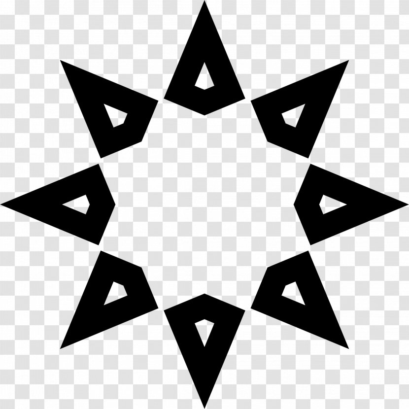 Logo Symbol - Monochrome - Star Transparent PNG