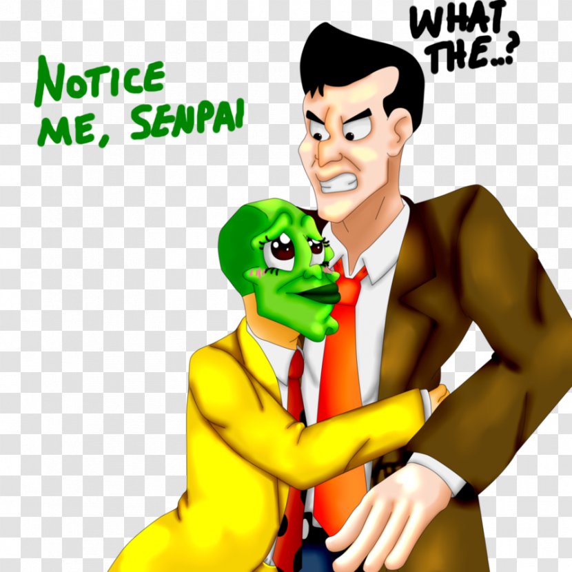 The Mask Drawing Notice Me Senpai - Finger - Joint Transparent PNG