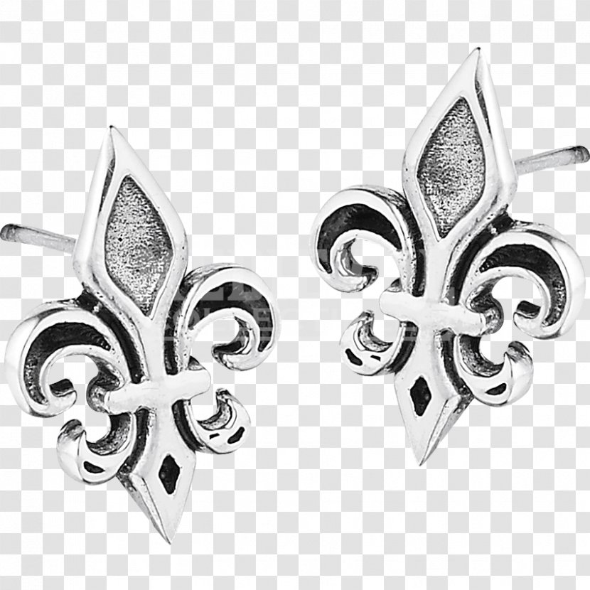 Earring Fleur-de-lis Sterling Silver Bracelet - Clothing Transparent PNG