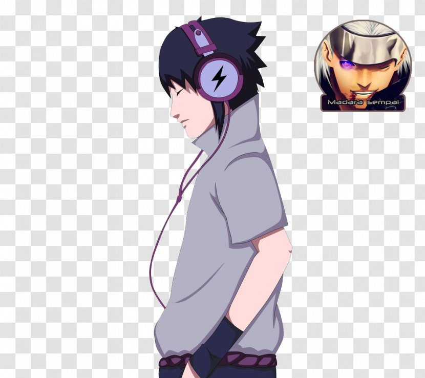 Sasuke Uchiha Madara Hinata Hyuga Kakashi Hatake Naruto - Cartoon - Audifonos Transparent PNG