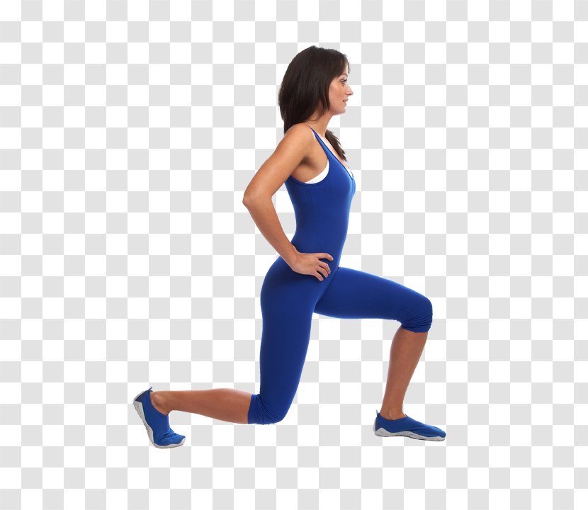 Lunge Toning Exercises Weight Loss Squat - Silhouette - Gulf Of Naples Transparent PNG