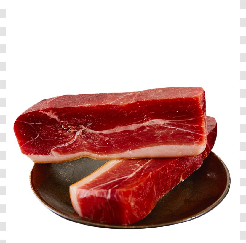 Ham Prosciutto Chinese Cuisine Capocollo Cecina - Red Meat - Block Transparent PNG