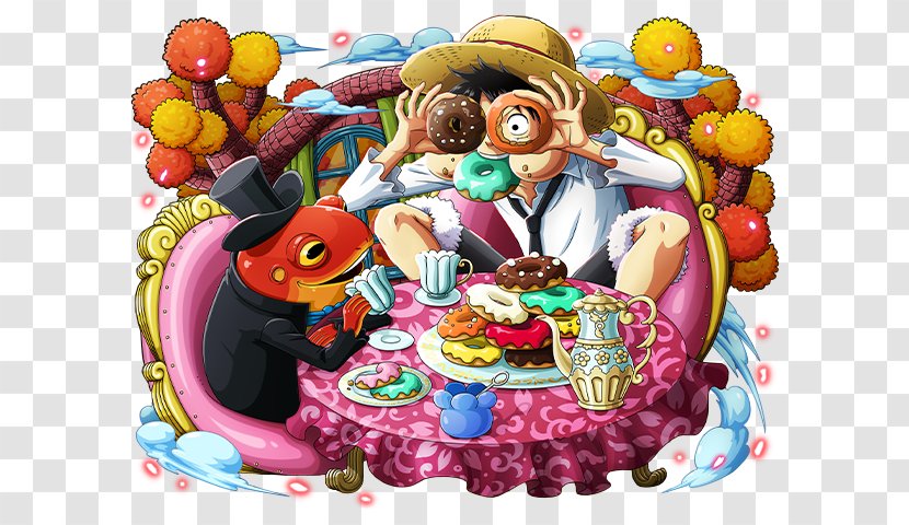 Monkey D. Luffy One Piece Treasure Cruise Portgas Ace Roronoa Zoro Usopp - Food Transparent PNG