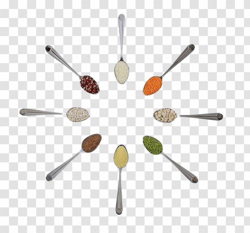 Cereal Wheat Spoon Five Grains Food - In A Transparent PNG