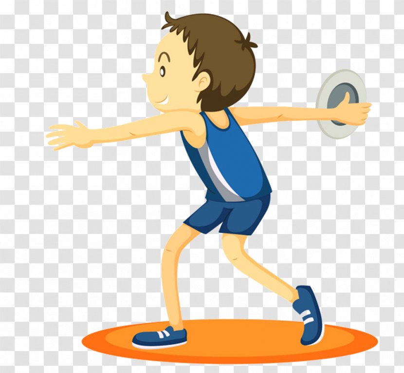 Discus Throw Vector Graphics Royalty-free Stock Illustration Sports - Shoulder - Campus Online Transparent PNG