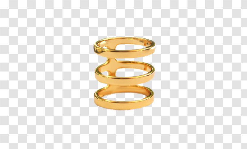 Earring Jewellery Gold Cristina Ramella - Rings - CRISTINA Yellow Ring Transparent PNG